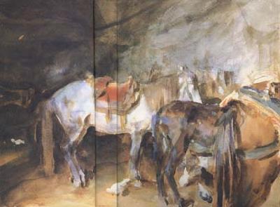 John Singer Sargent Arab Stable (mk18)